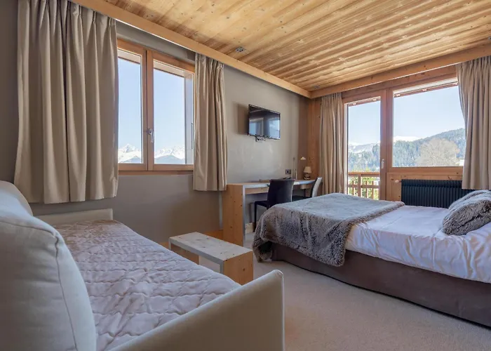 호텔 Chalet-hotel Les Rhodos 코르동